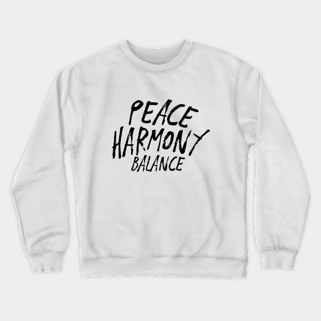 Zen - Bonsai Peace Harmony Balance Crewneck Sweatshirt by Tees_N_Stuff